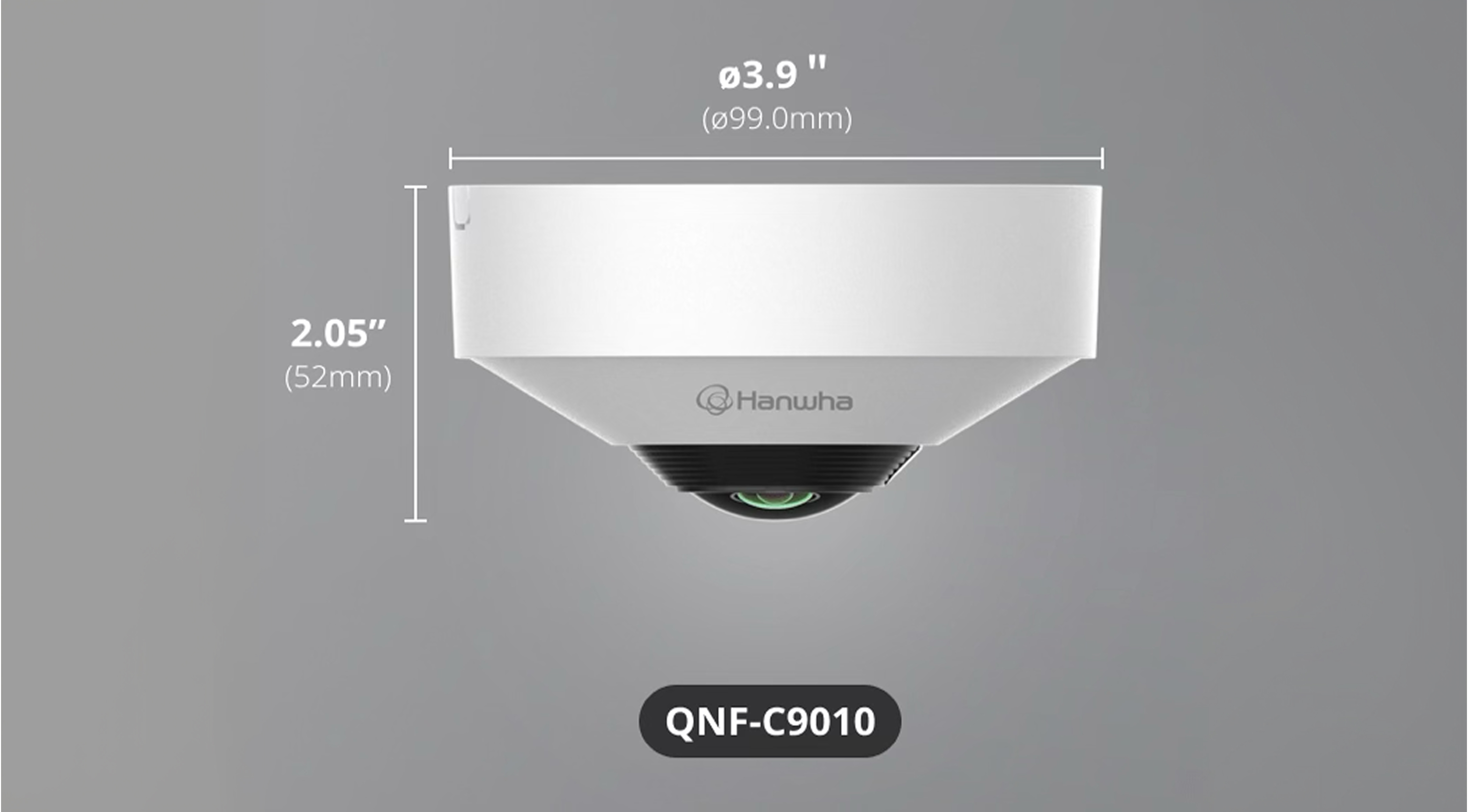 QNF-C9010 — 12MP AI Fisheye Camera