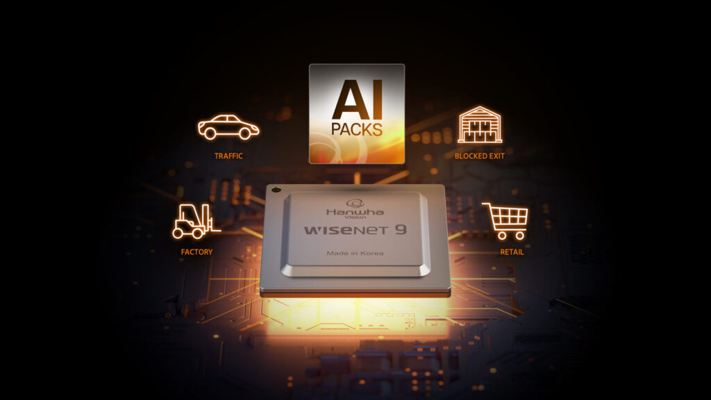 Imágen 1 blog wisentet9 *Wisenet 9 es compatible con los paquetes de inteligencia artificial (Tráfico, Retail, Industria, etc.), diseñados para proporcionar información práctica específica de varios sectores.