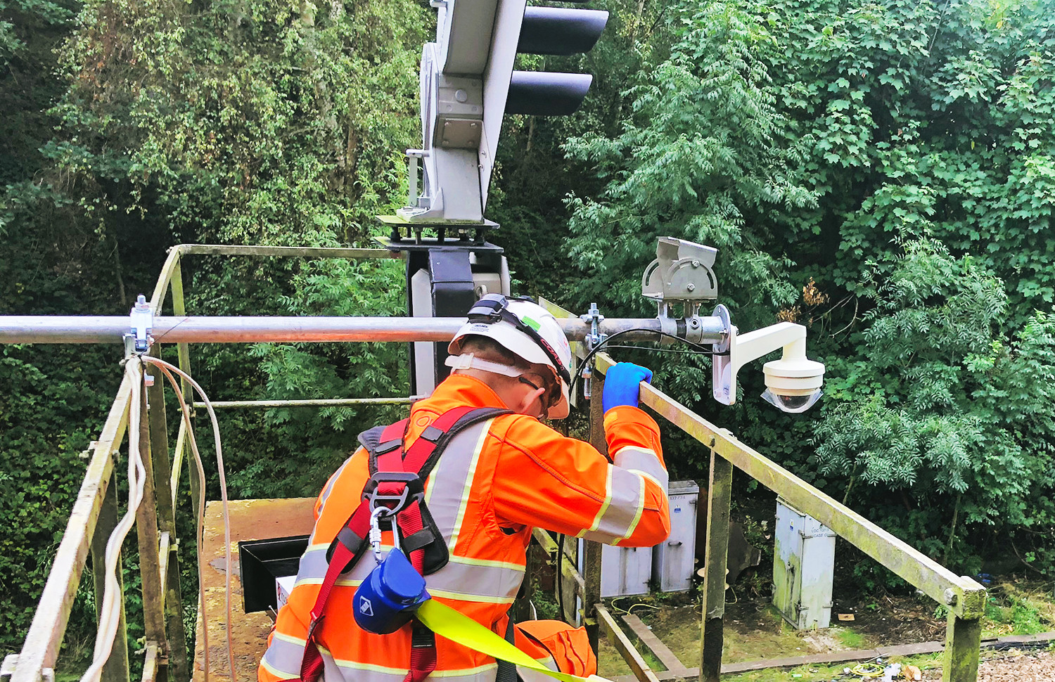 Wisenet cameras help keep Ambergate rail improvements on track