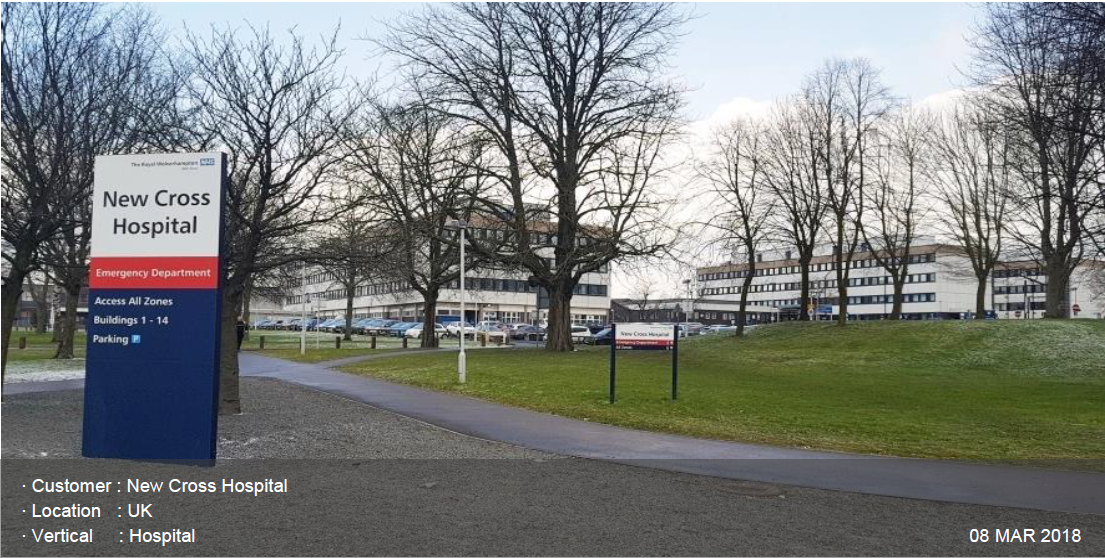 Wisenet Hybrid Recording Solutions for UK New Cross Hospital