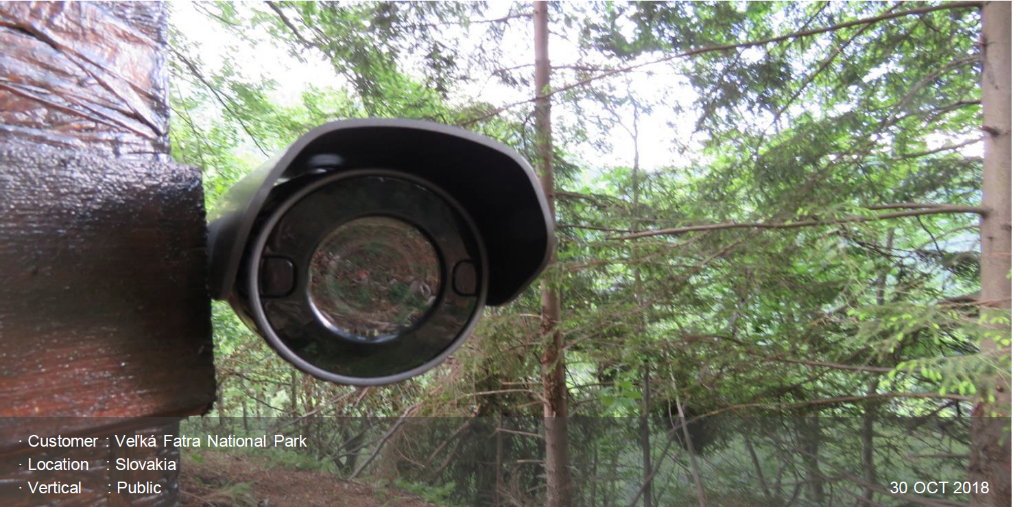 Wisenet goes nature watching  in Slovakian National Park of Veľká Fatra