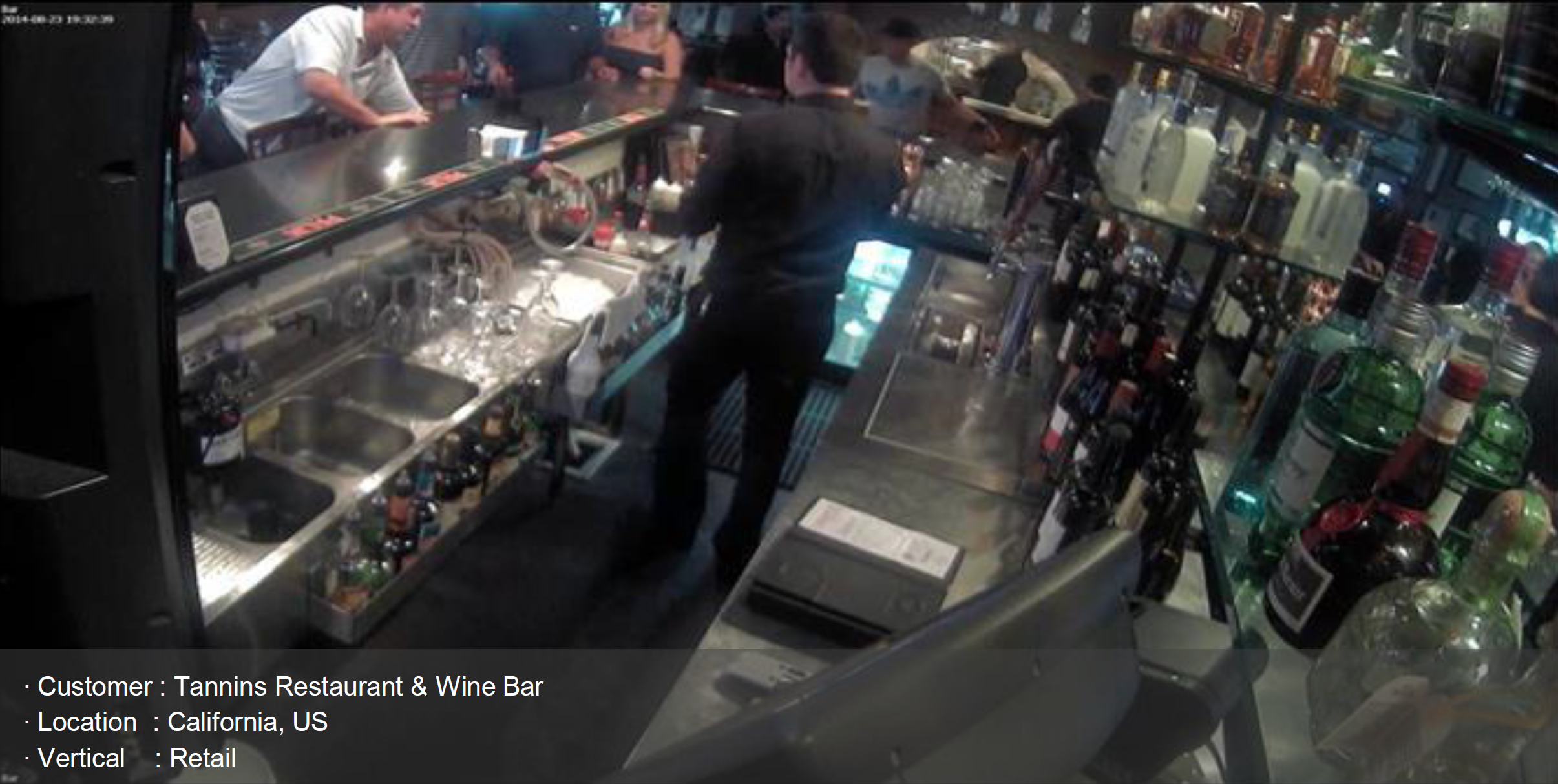 Tannins Restaurant And Bar Improves Security With Hanwha Video Surveillance System