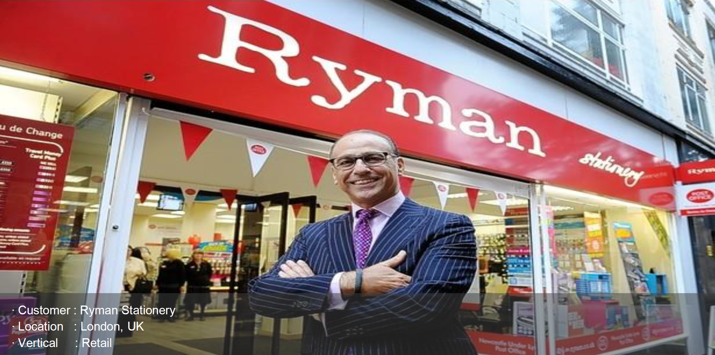 Hanwha Vision Europe provides a customized solution for Ryman Stationery