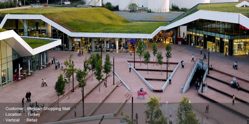 Turkey's largest shopping center Meydan Shopping Mall