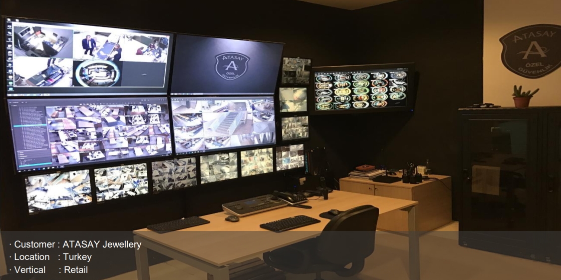 Hanwha Vision Europe sparkle for Atasay Jewellery