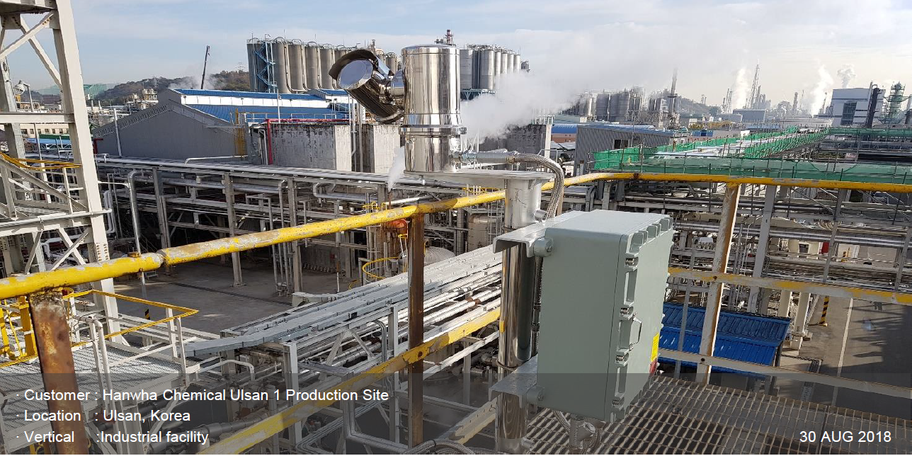 Hanwha Vision explosion-proof cameras, taking the lead in building safe environments for chemical facilities