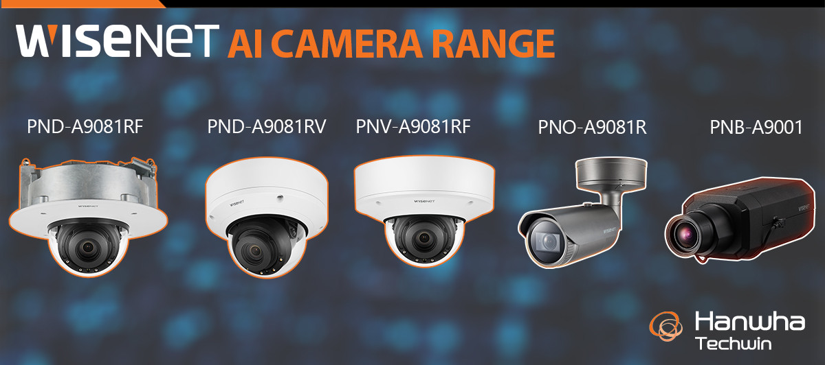 Wisenet AI camera range