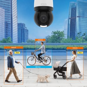 AI capability to its range of PTZ PLUS cameras