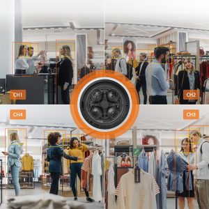 Multi-directional AI cameras
