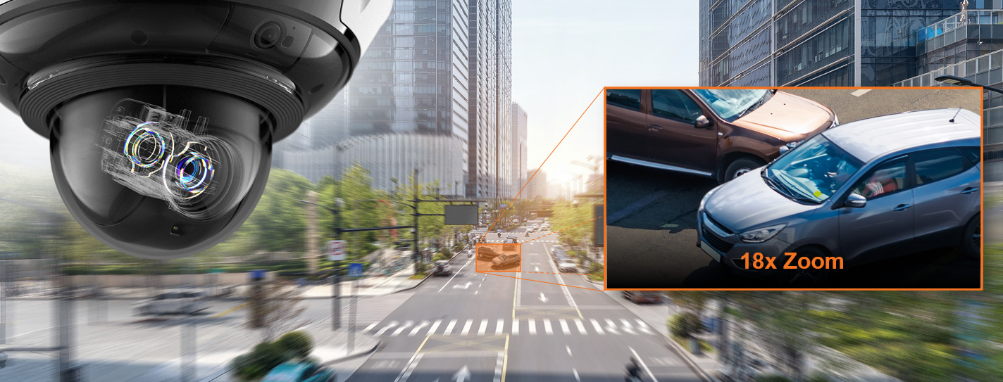Hanwha Vision lanza una cámara compacta AI IR PTZ de 3 canales con zoom ...