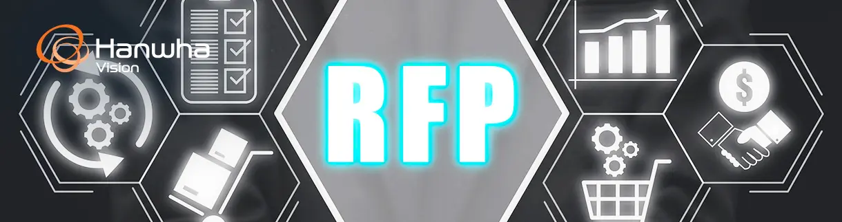 A concept graphic for RFP, featuring symbols for money and services.