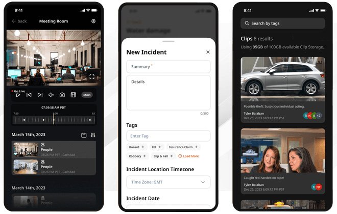 OnCloud Mobile App Screens